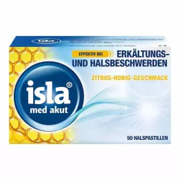 ISLA MED Pastiller med akut citrus och honung, 50 st