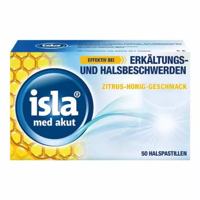 ISLA MED Pastiller med akut citrus och honung, 50 st