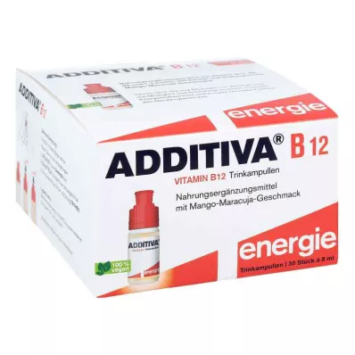 ADDITIVA Vitamin B12-drycksampuller, 30X8 ml