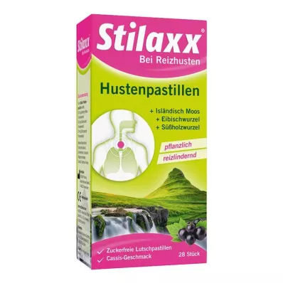 STILAXX Hostpastiller islandsmossa, 28 st