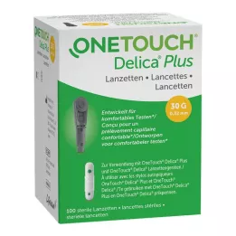 ONE TOUCH Delica Plus nållansetter, 100 st