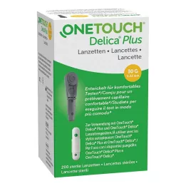 ONE TOUCH Delica Plus nål-lansettar, 200 st