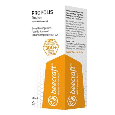 BEECRAFT Koncentrat av propolisdroppar för munsköljning, 50 ml