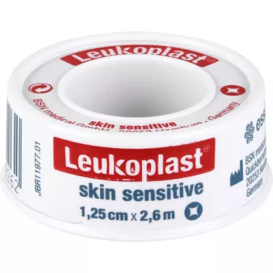 LEUKOPLAST Hud Känslig 1,25 cmx2,6 m.skydd, 1 st