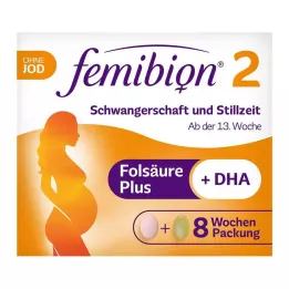 FEMIBION 2 Graviditet+Laktation utan jodtabletter, 2X60 st