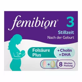 FEMIBION 3 Kombinationsförpackning för amning, 2X56 st