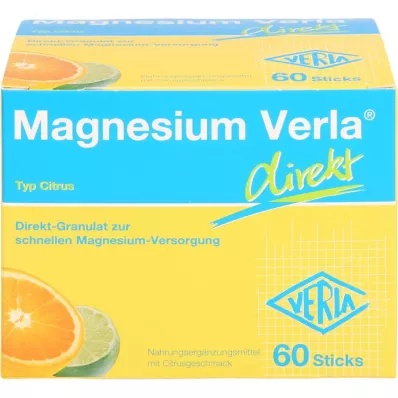 MAGNESIUM VERLA direktgranulat citrus, 60 st