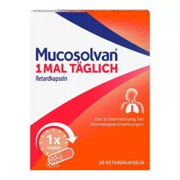 MUCOSOLVAN 1 gång dagligen kapslar med fördröjd frisättning, 20 st