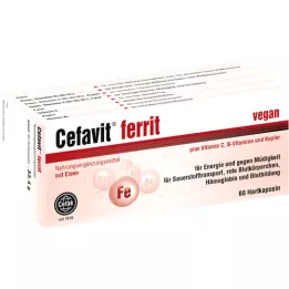 CEFAVIT ferrit hårda kapslar, 60 st