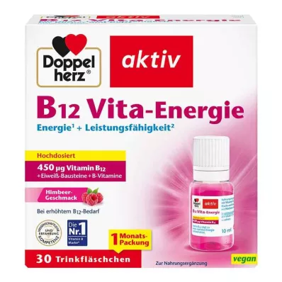 Doppelherz B12 Vita-Energy drickampuller, 30 st Doppelherz B12 Vita-Energy drickampuller, 30 st