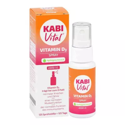 Kabivital 2 000 Dvs.D3 Spray Äppelsmak (25 ml)