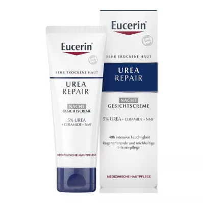 EUCERIN UreaRepair Ansiktskräm 5% Natt, 50 ml EUCERIN UreaRepair Ansiktskräm 5% Natt, 50 ml