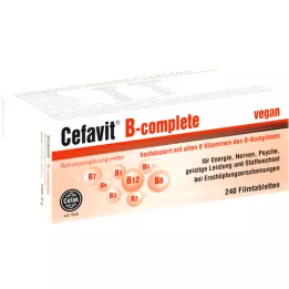 CEFAVIT B-kompletta filmdragerade tabletter, 240 st