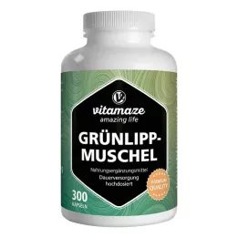 GRÜNLIPPMUSCHEL 500 mg högdoserade kapslar, 300 st