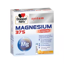 DOPPELHERZ Magnesium 375 Flytande system Trinkamp. 30 st