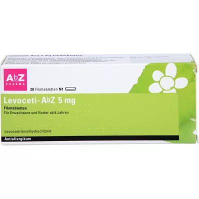 LEVOCETI-AbZ 5 mg filmdragerade tabletter, 20 st