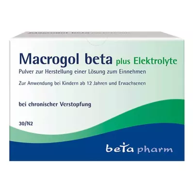 MACROGOL beta plus elektrolyter Plv.z.H.e.L.z.Einn., 30 st MACROGOL beta plus elektrolyter Plv.z.H.e.L.z.Einn., 30 st
