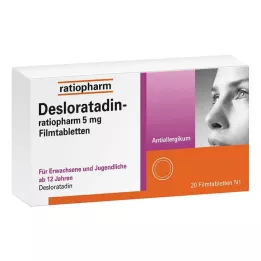 DESLORATADIN-ratiopharm 5 mg filmdragerade tabletter, 20 st