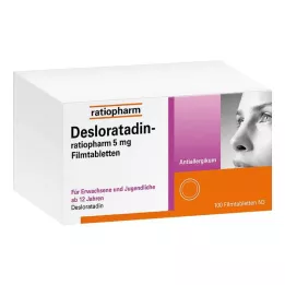 DESLORATADIN-ratiopharm 5 mg filmdragerade tabletter, 100 st