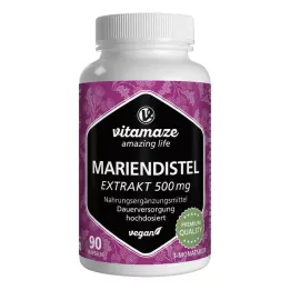 MARIENDISTEL 500 mg extrakt högdoserat veganskt Kps., 90 st
