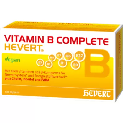 VITAMIN B COMPLETE Hevert kapslar, 120 st