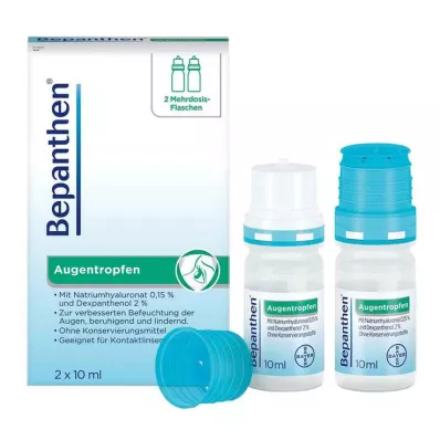 BEPANTHEN Ögondroppar, 2X10 ml BEPANTHEN Ögondroppar, 2X10 ml