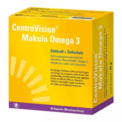 CENTROVISION Macula Omega-3 Kapslar, 90 Kapslar CENTROVISION Macula Omega-3 Kapslar, 90 Kapslar