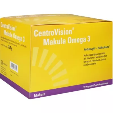 CENTROVISION Macula Omega-3-kapslar, 270 kapslar