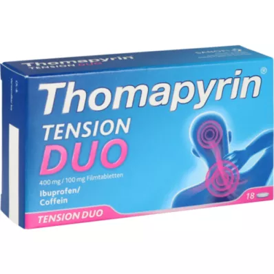 THOMAPYRIN TENSION DUO 400 mg/100 mg filmdragerade tabletter, 18 st