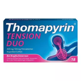 THOMAPYRIN TENSION DUO 400 mg/100 mg filmdragerade tabletter, 18 st