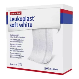 LEUKOPLAST mjuk vit gips 4 cmx5 m rulle, 1 st