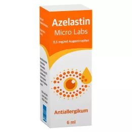 AZELASTIN Micro Labs 0,5 mg/ml ögondroppar, 6 ml
