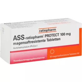 ASS-ratiopharm PROTECT 100 mg enterotabletter, 50 st