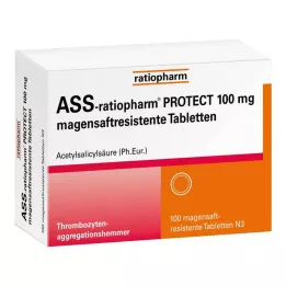 ASS-ratiopharm PROTECT 100 mg enterotabletter, 100 st