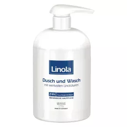 LINOLA Dusch och tvätt med dispenser, 500 ml