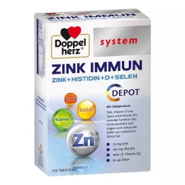 DOPPELHERZ Zink Immunförsvar Depot system tabletter, 100 st