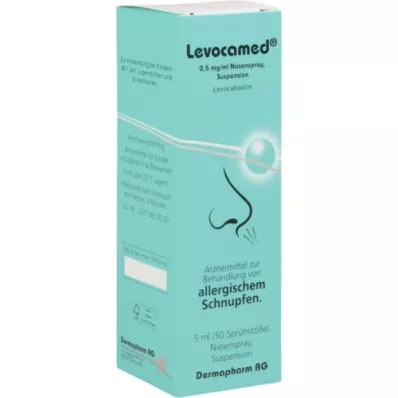 LEVOCAMED 0,5 mg/ml suspension för nässpray, 5 ml