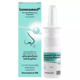 LEVOCAMED 0,5 mg/ml suspension för nässpray, 5 ml