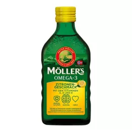 MÖLLERS Omega-3 olja med citronsmak, 250 ml