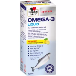 DOPPELHERZ Omega-3 flytande system, 150 ml
