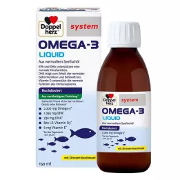 DOPPELHERZ Omega-3 flytande system, 150 ml