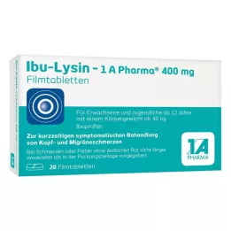 IBU-LYSIN 1A Pharma 400 mg Filmdragerade tabletter, 20 kapslar