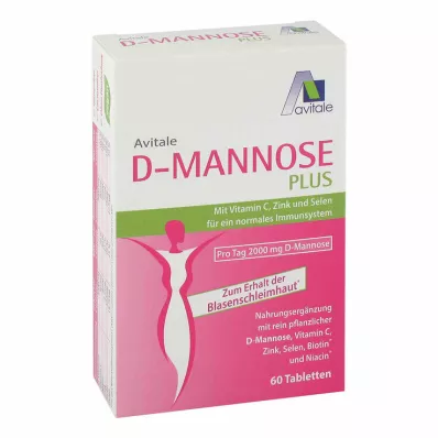 D-MANNOSE PLUS 2000 mg Tabl.m.Vit.u.Mineralstof., 60 st