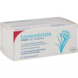 LEVOCETIRIZIN STADA 5 mg filmdragerade tabletter, 100 st