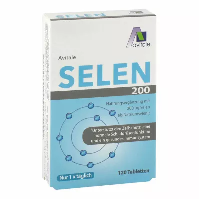 SELEN 200 µg tabletter, 120 st