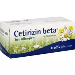 CETIRIZIN beta filmdragerade tabletter, 90 st