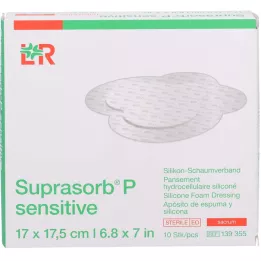 SUPRASORB P känslig PU-Schaumv.sacr.bor.17x17,5, 10 st