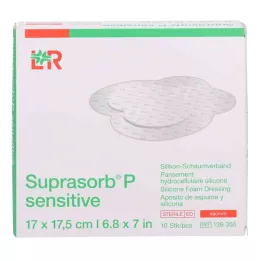 SUPRASORB P känslig PU-Schaumv.sacr.bor.17x17,5, 10 st