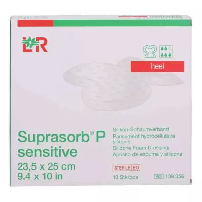 Suprasorb P känslig PU-skum häl bor.23,5x25, 10 st Suprasorb P känslig PU-skum häl bor.23,5x25, 10 st