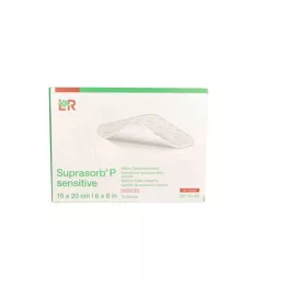 SUPRASORB P känslig PU-Skum v.non-bor.15x20cm, 10 st